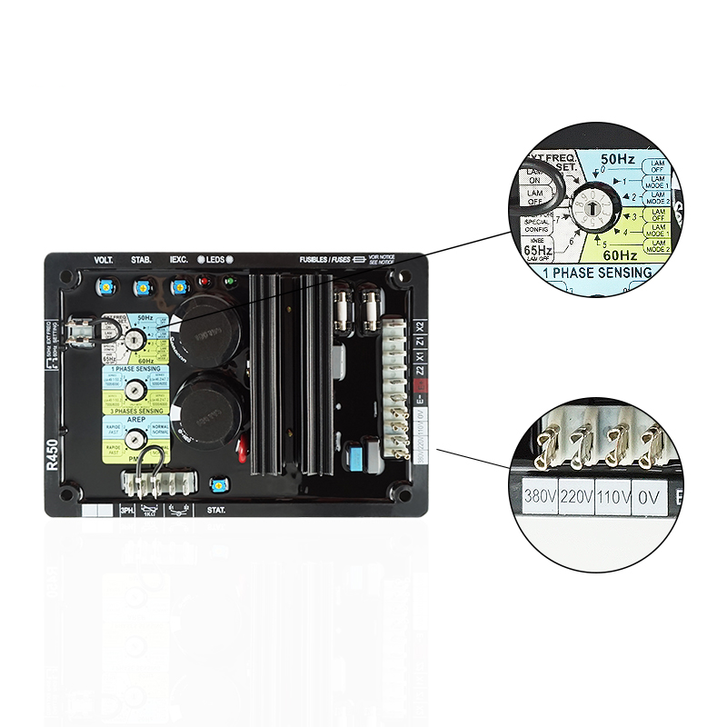 R450 Alternator Avr R450 AVR For Leroy Somer Alternator Genset Generator