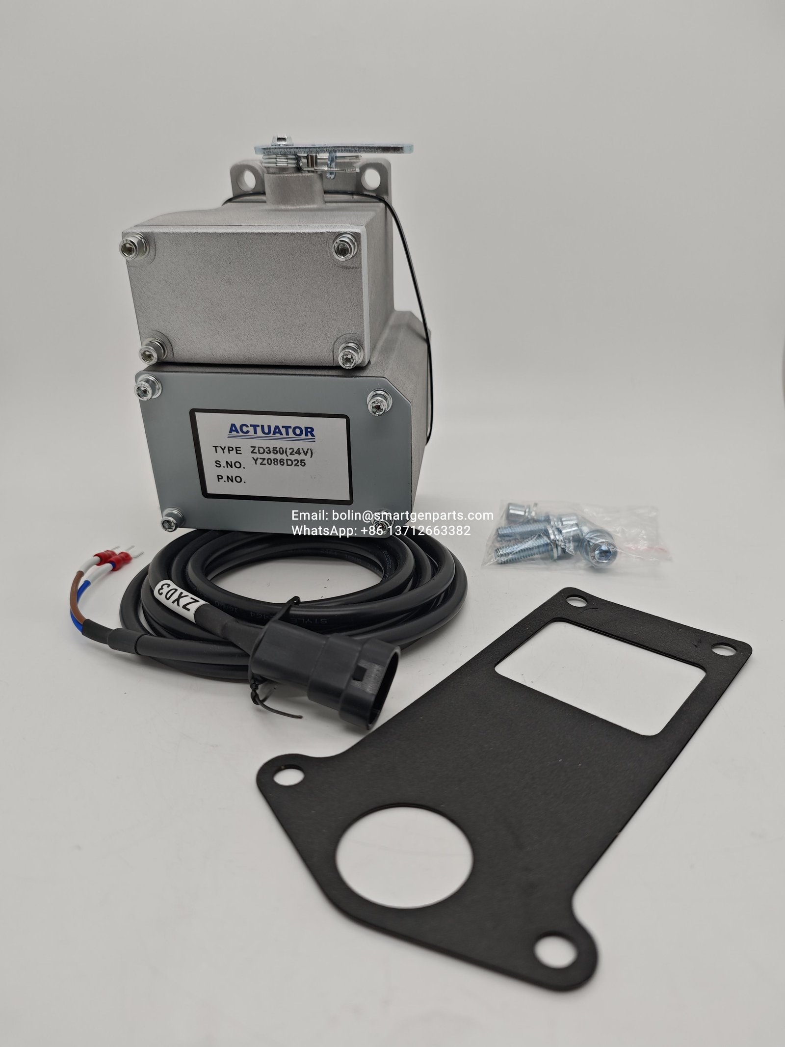 Generator Electric Actuators ZD350 24V Actuator Genset Electronic Throttle Controller Generator Electromagnetic Control Unit